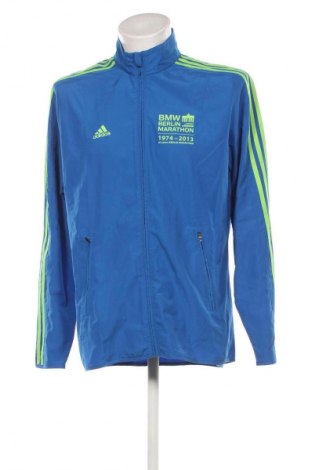 Мъжко спортно горнище Adidas Respect Me, Размер M, Цвят Син, Цена 75,99 лв.