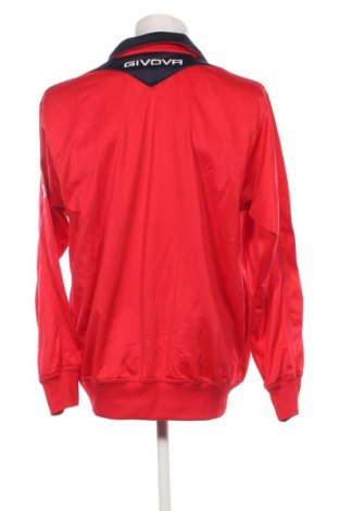 Męska bluza sportowa Givova, Rozmiar XXL, Kolor Czerwony, Cena 127,99 zł