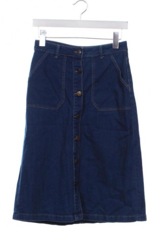 Пола Zara, Размер XS, Цвят Син, Цена 27,99 лв.
