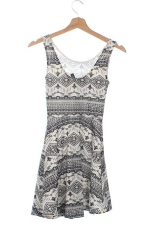Kleid H&M Divided, Größe XXS, Farbe Mehrfarbig, Preis 23,99 €