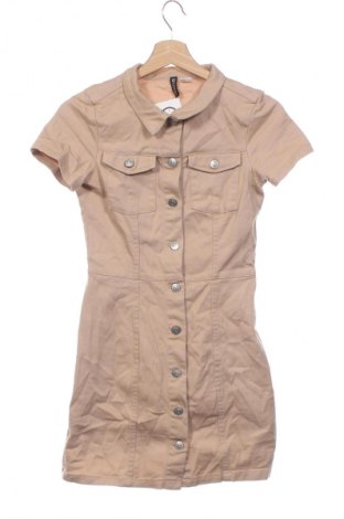 Kleid H&M Divided, Größe XS, Farbe Beige, Preis 26,99 €