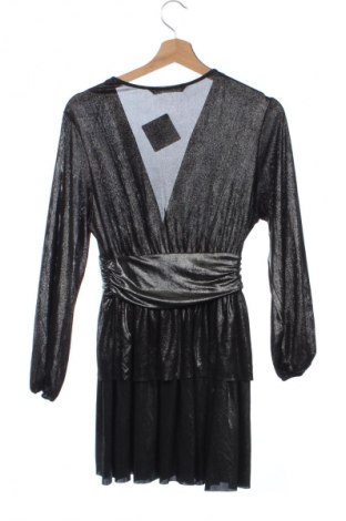 Рокля Zara, Размер XS, Цвят Сребрист, Цена 27,99 лв.