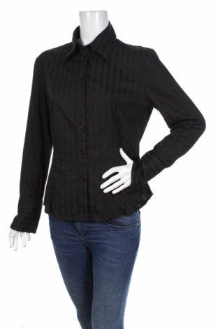 Γυναικείο πουκάμισο Esprit, Μέγεθος L, Χρώμα Μαύρο, Τιμή 15,46 €