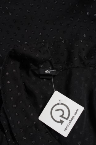 Γυναικείο πουκάμισο H&M, Μέγεθος M, Χρώμα Μαύρο, Τιμή 11,86 €
