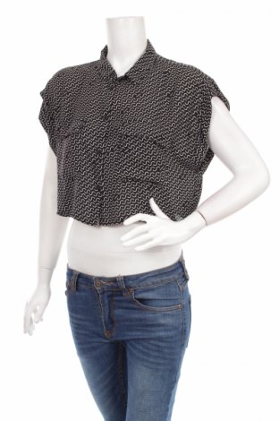 Γυναικείο πουκάμισο Monki, Μέγεθος M, Χρώμα Μαύρο, Τιμή 11,34 €