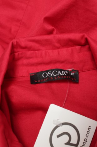 Γυναικείο πουκάμισο Oscar, Μέγεθος L, Χρώμα Κόκκινο, Τιμή 14,68 €