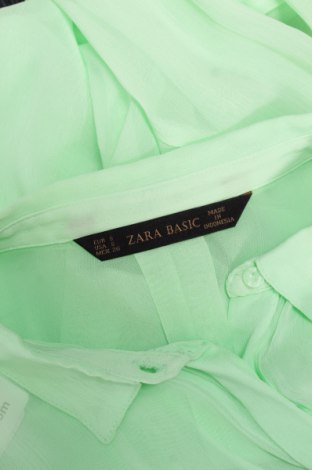 Γυναικείο πουκάμισο Zara, Μέγεθος S, Χρώμα Πράσινο, Τιμή 15,98 €
