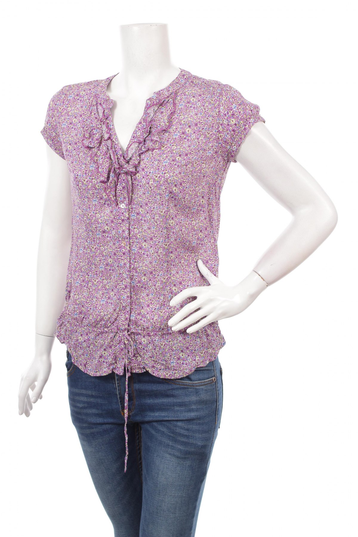 Γυναικείο πουκάμισο Camaieu, Μέγεθος S, Χρώμα Πολύχρωμο, Τιμή 11,86 €