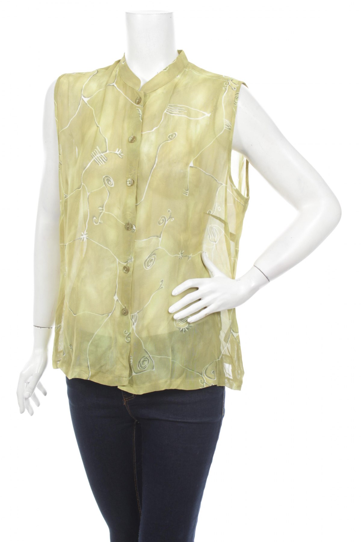 Γυναικείο πουκάμισο Canda, Μέγεθος XL, Χρώμα Πράσινο, Τιμή 11,86 €