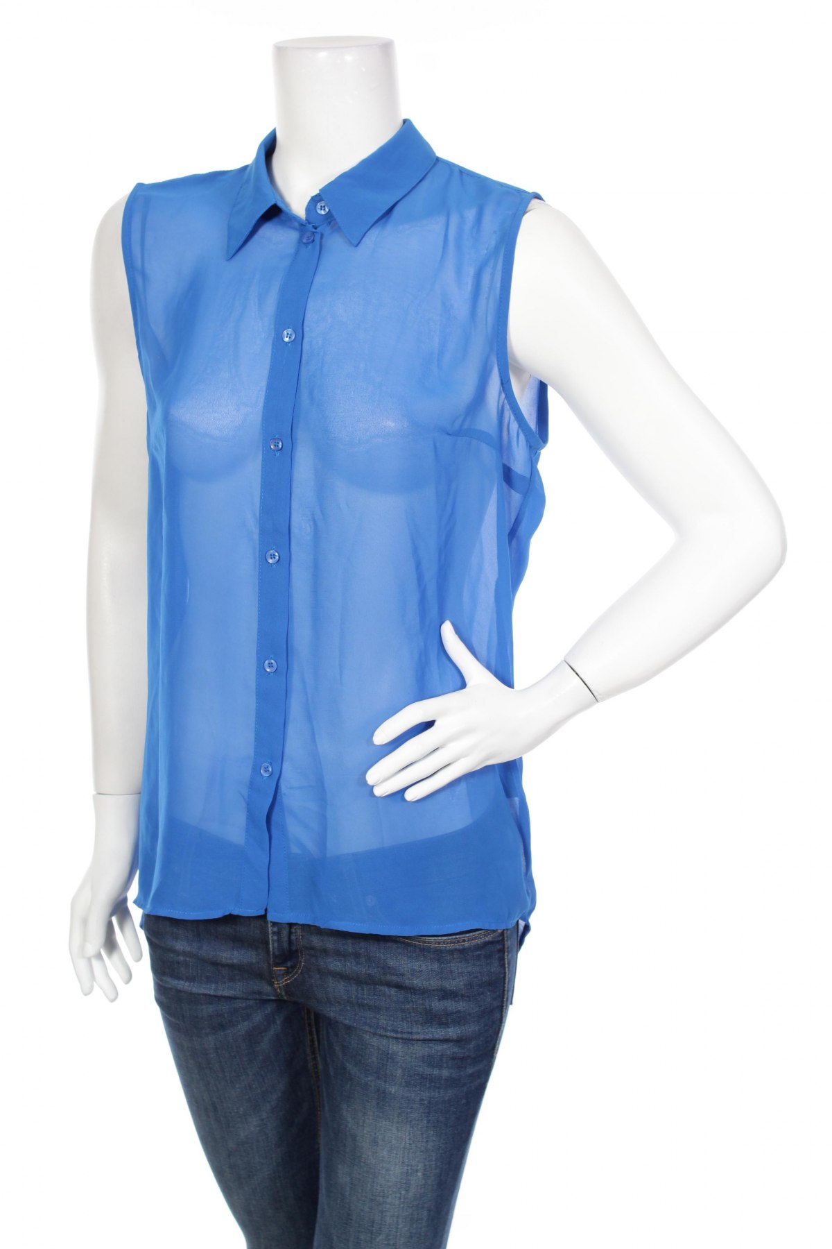 Γυναικείο πουκάμισο Colours Of The World, Μέγεθος L, Χρώμα Μπλέ, Τιμή 12,37 €