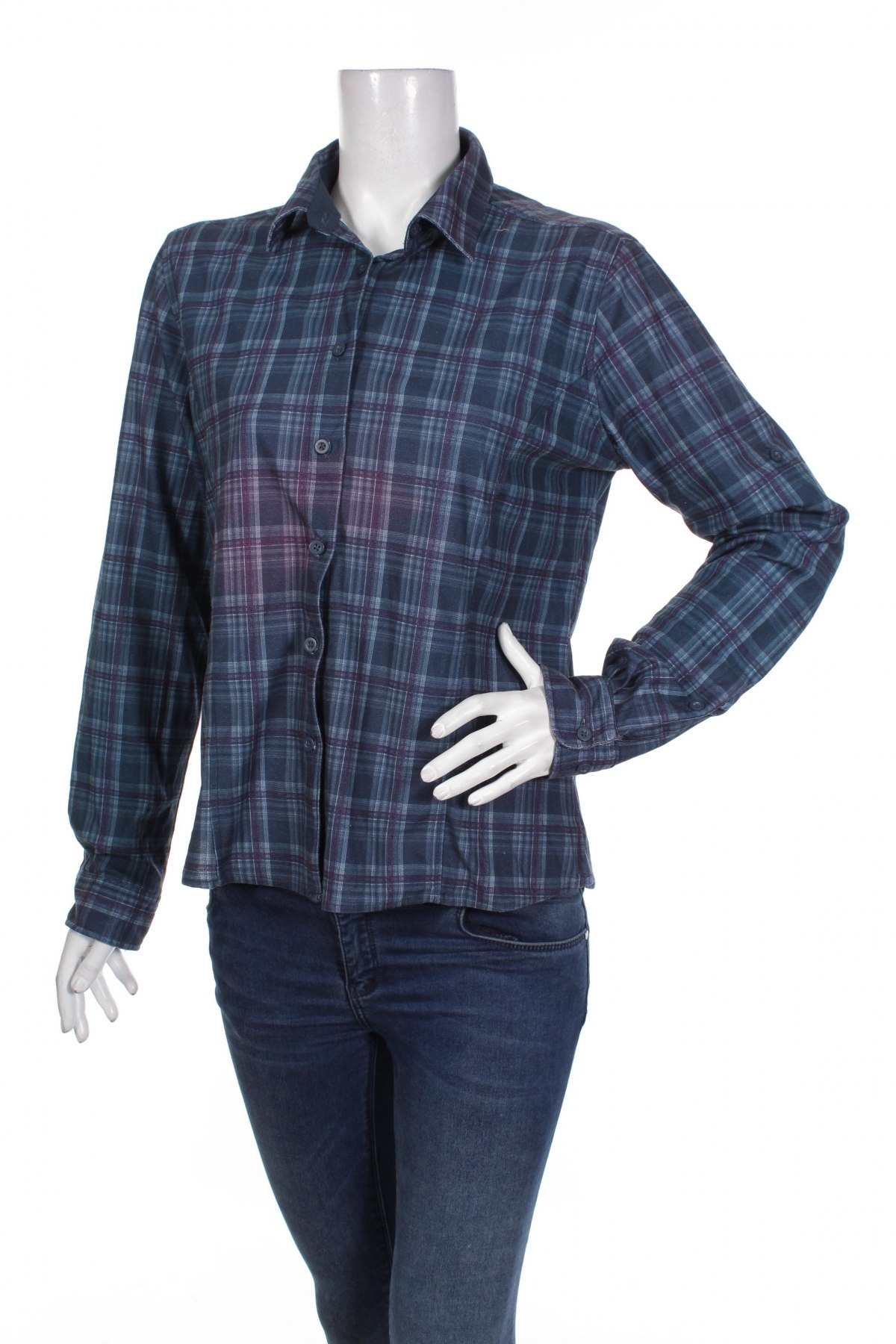 Γυναικείο πουκάμισο Crane, Μέγεθος L, Χρώμα Μπλέ, Τιμή 13,92 €