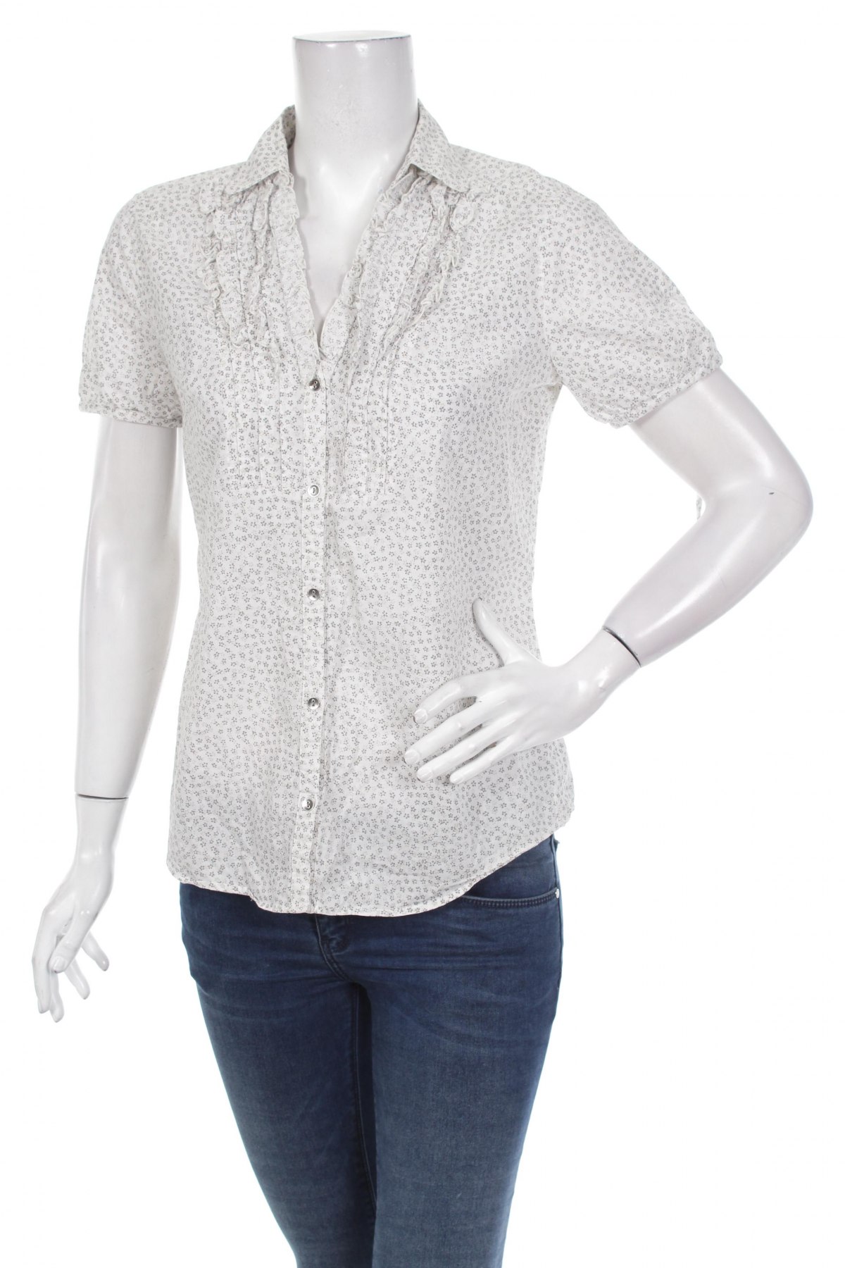 Γυναικείο πουκάμισο Esprit, Μέγεθος S, Χρώμα Λευκό, Τιμή 17,42 €