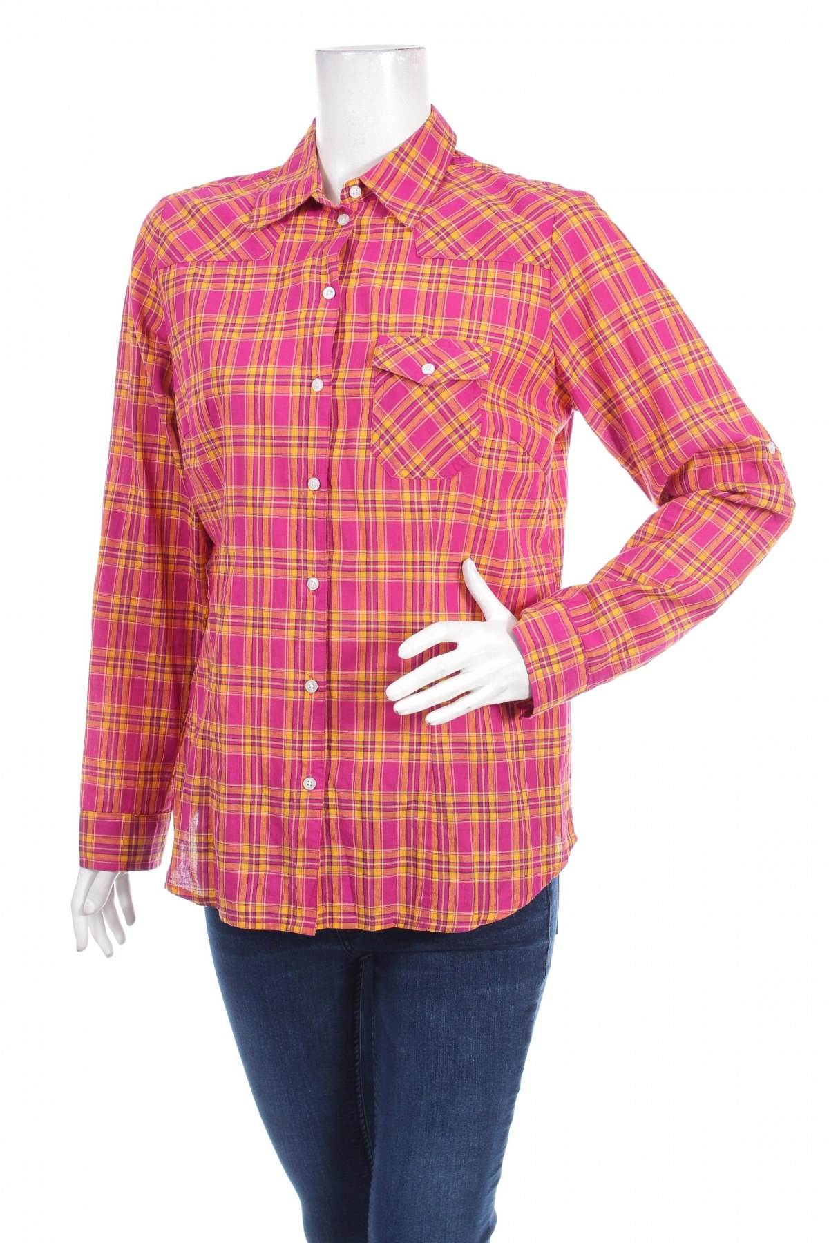 Γυναικείο πουκάμισο John Baner, Μέγεθος L, Χρώμα Πολύχρωμο, Τιμή 15,98 €