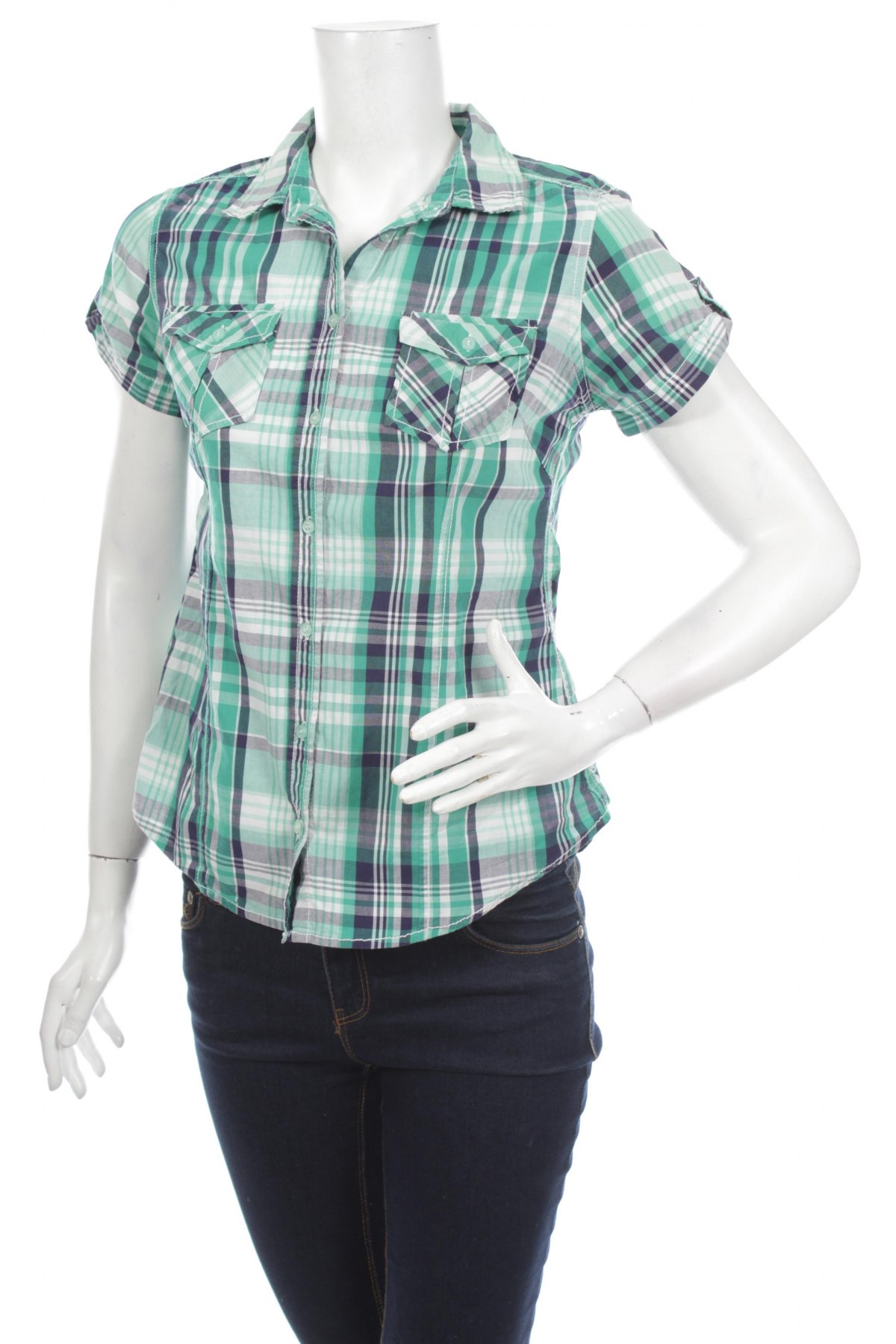 Γυναικείο πουκάμισο Kenvelo, Μέγεθος M, Χρώμα Πράσινο, Τιμή 14,74 €