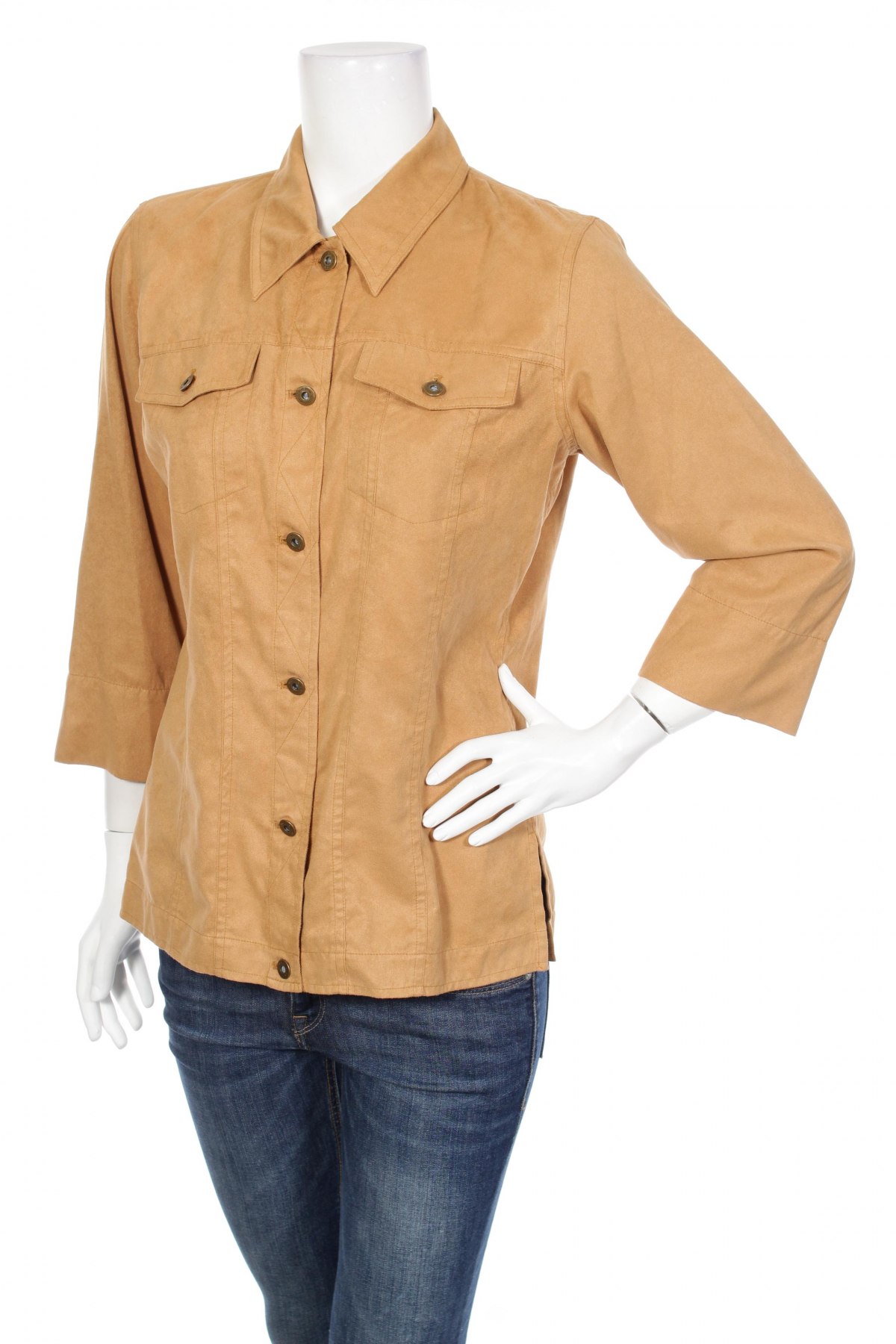 Γυναικείο πουκάμισο Liz Claiborne, Μέγεθος M, Χρώμα Καφέ, Τιμή 13,92 €