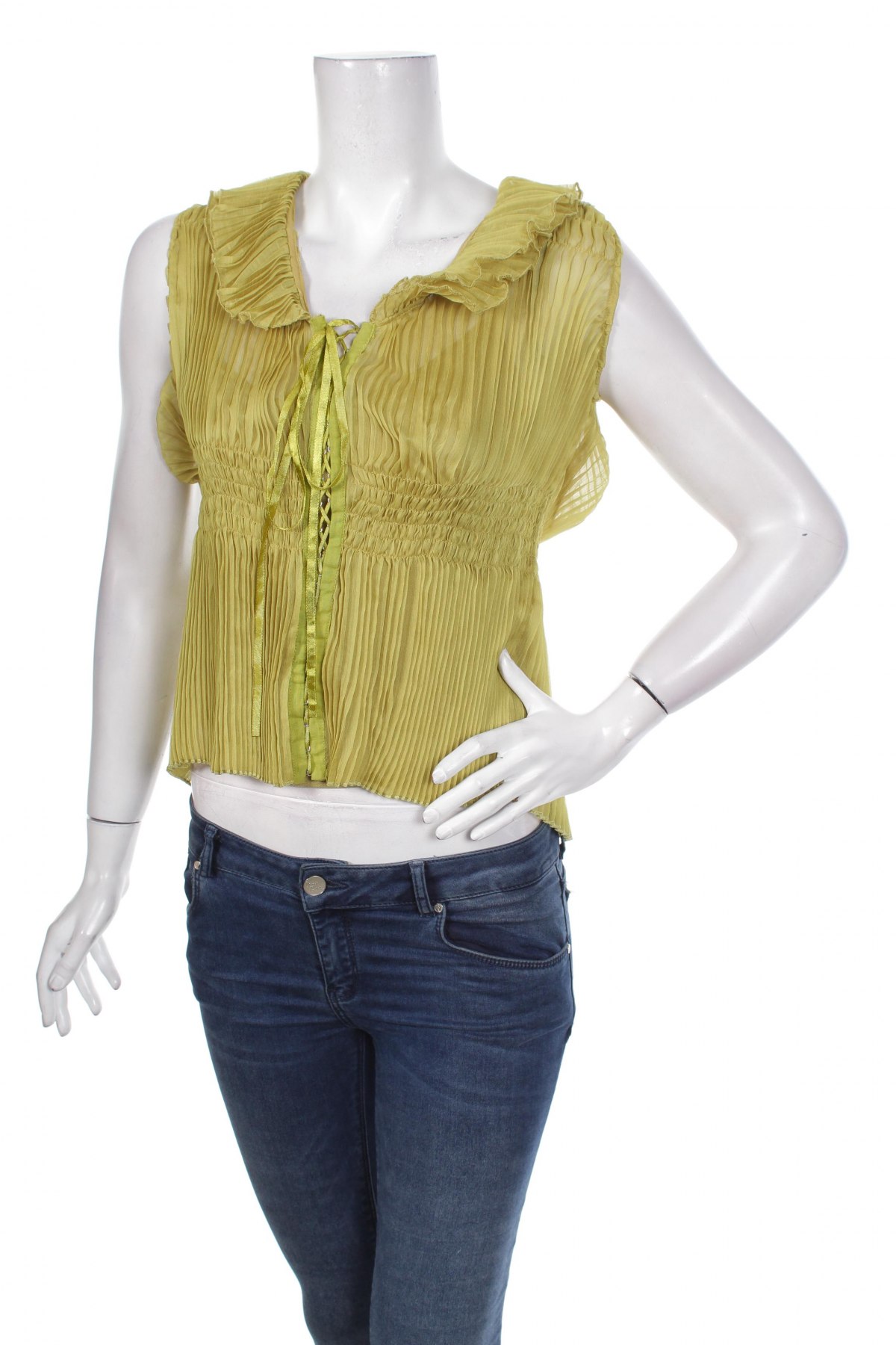Γυναικείο πουκάμισο Lucy Paris, Μέγεθος M, Χρώμα Πράσινο, Τιμή 10,82 €