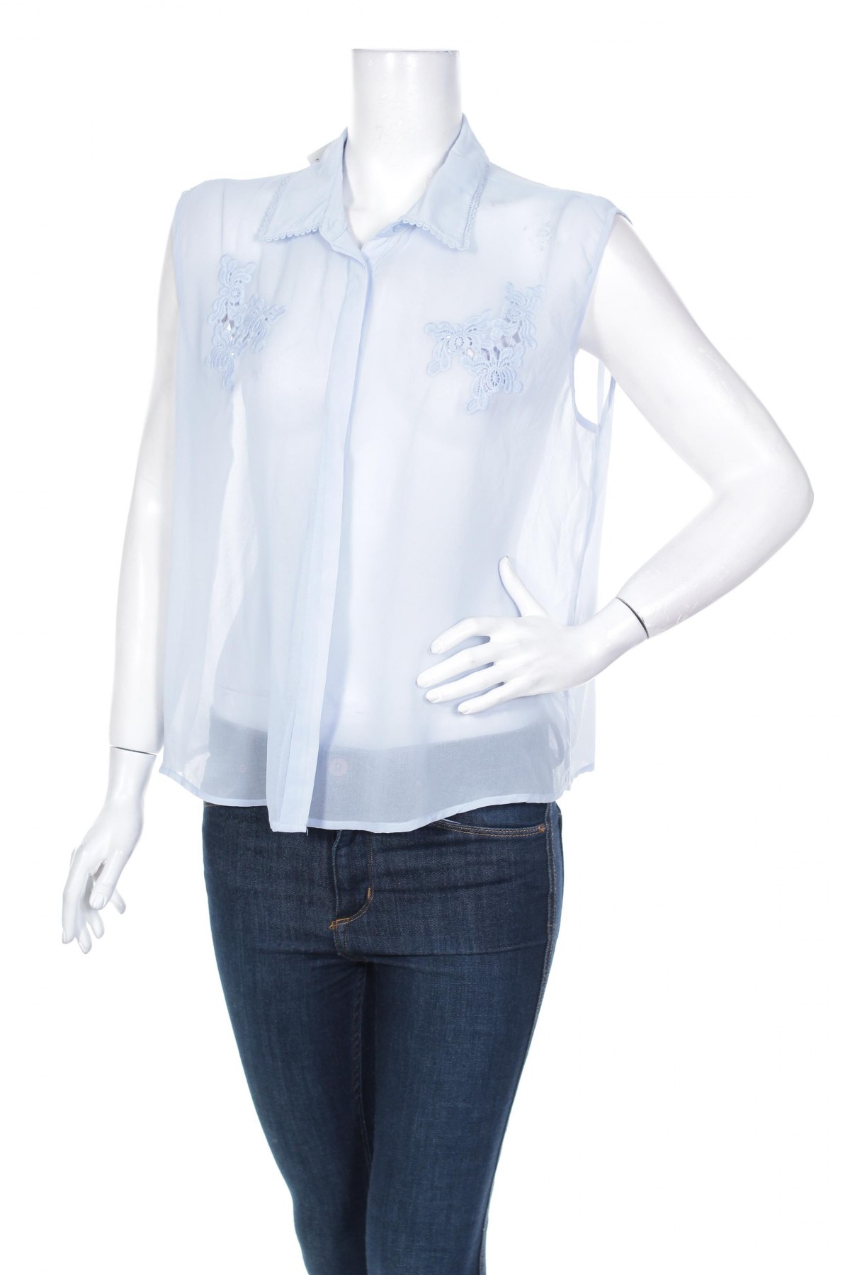 Γυναικείο πουκάμισο Now, Μέγεθος XL, Χρώμα Μπλέ, Τιμή 9,90 €