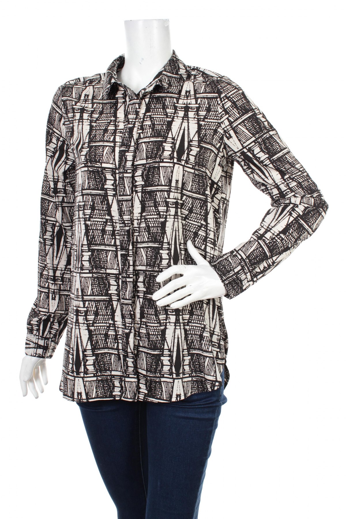 Γυναικείο πουκάμισο Only, Μέγεθος S, Χρώμα  Μπέζ, Τιμή 22,68 €
