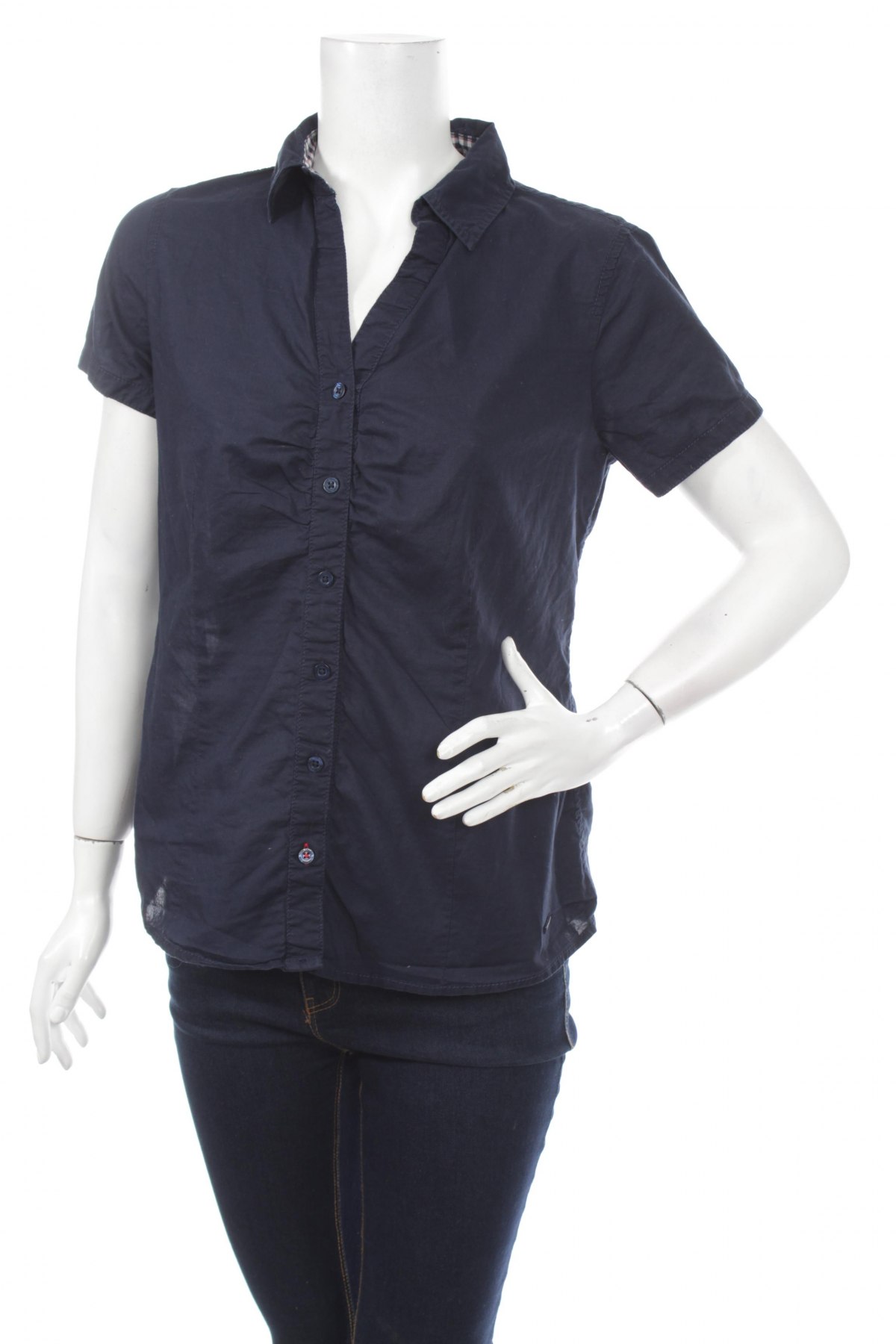 Γυναικείο πουκάμισο Tom Tailor, Μέγεθος M, Χρώμα Μπλέ, Τιμή 16,75 €