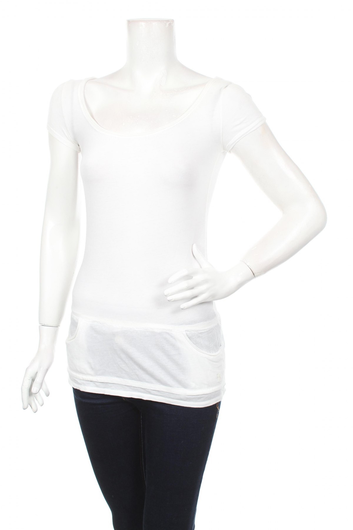 Дамска блуза Abercrombie & Fitch, Размер S, Цвят Бял, Цена 24,00 лв.
