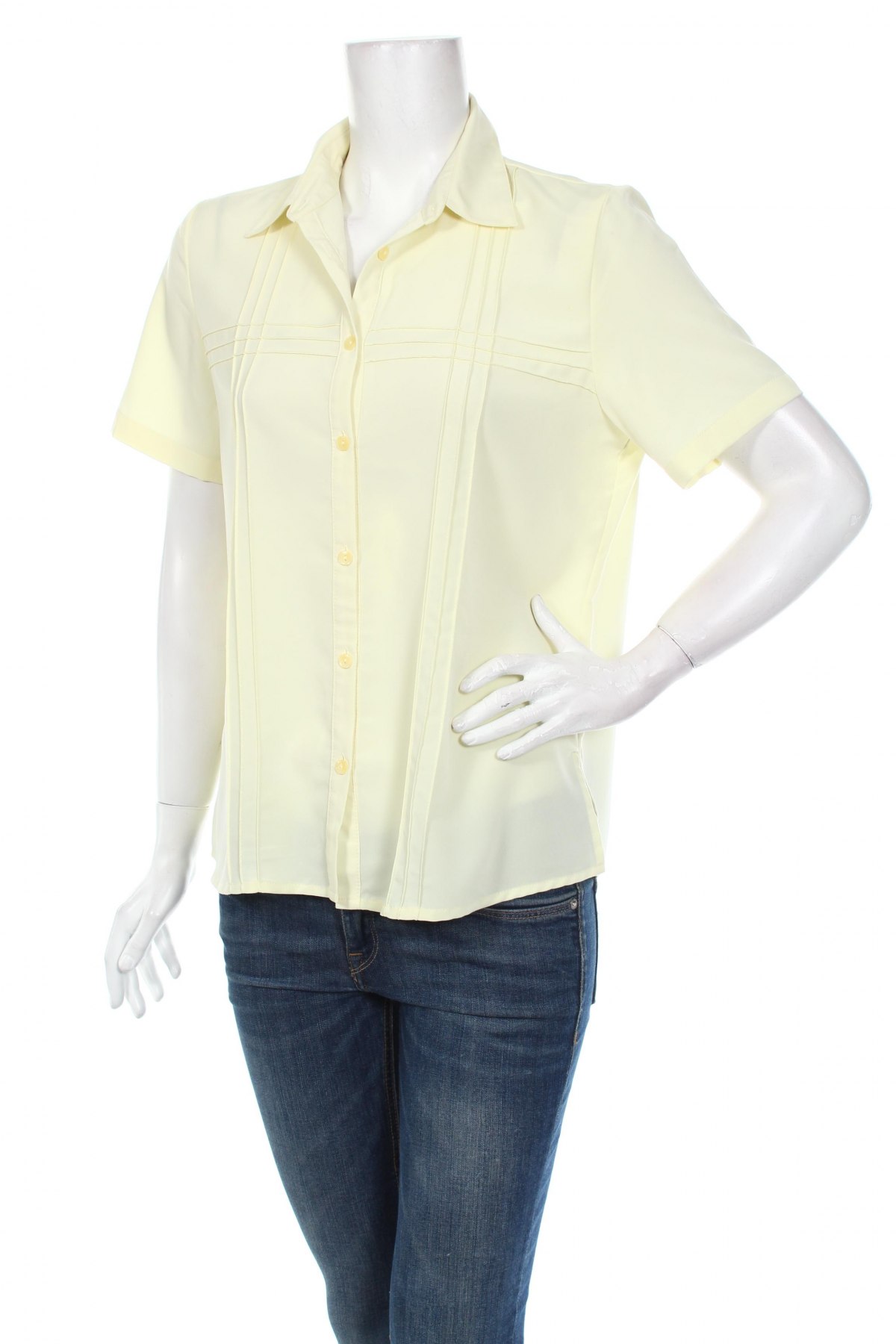 Γυναικείο πουκάμισο, Μέγεθος L, Χρώμα Κίτρινο, Τιμή 12,37 €