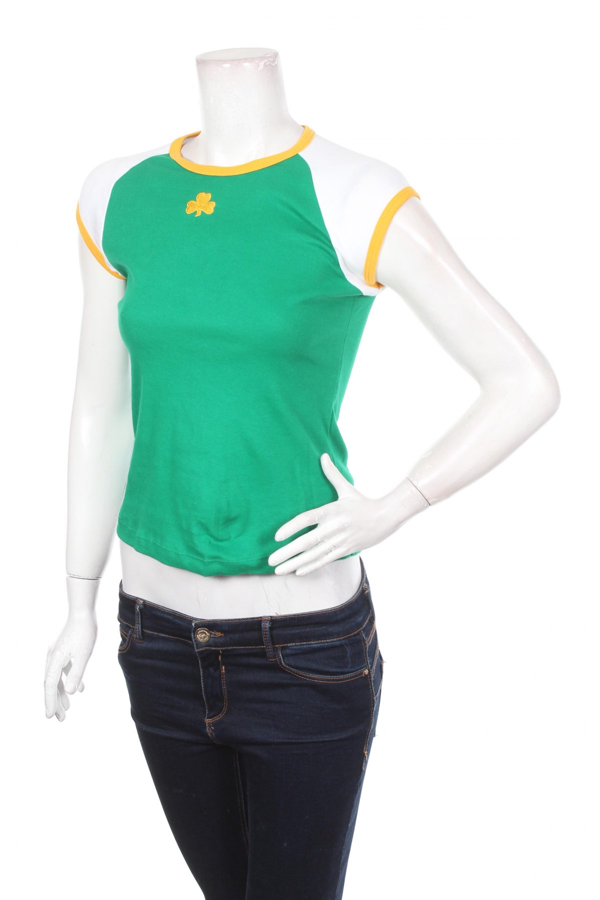 Γυναικείο t-shirt American Apparel, Μέγεθος M, Χρώμα Πράσινο, Τιμή 13,61 €
