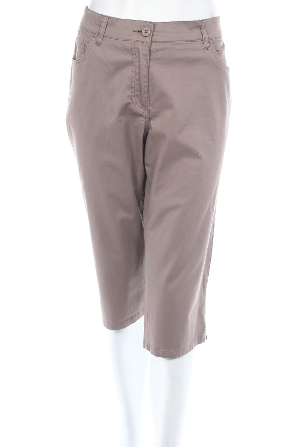 Γυναικείο παντελόνι Adagio, Μέγεθος M, Χρώμα  Μπέζ, Τιμή 14,23 €