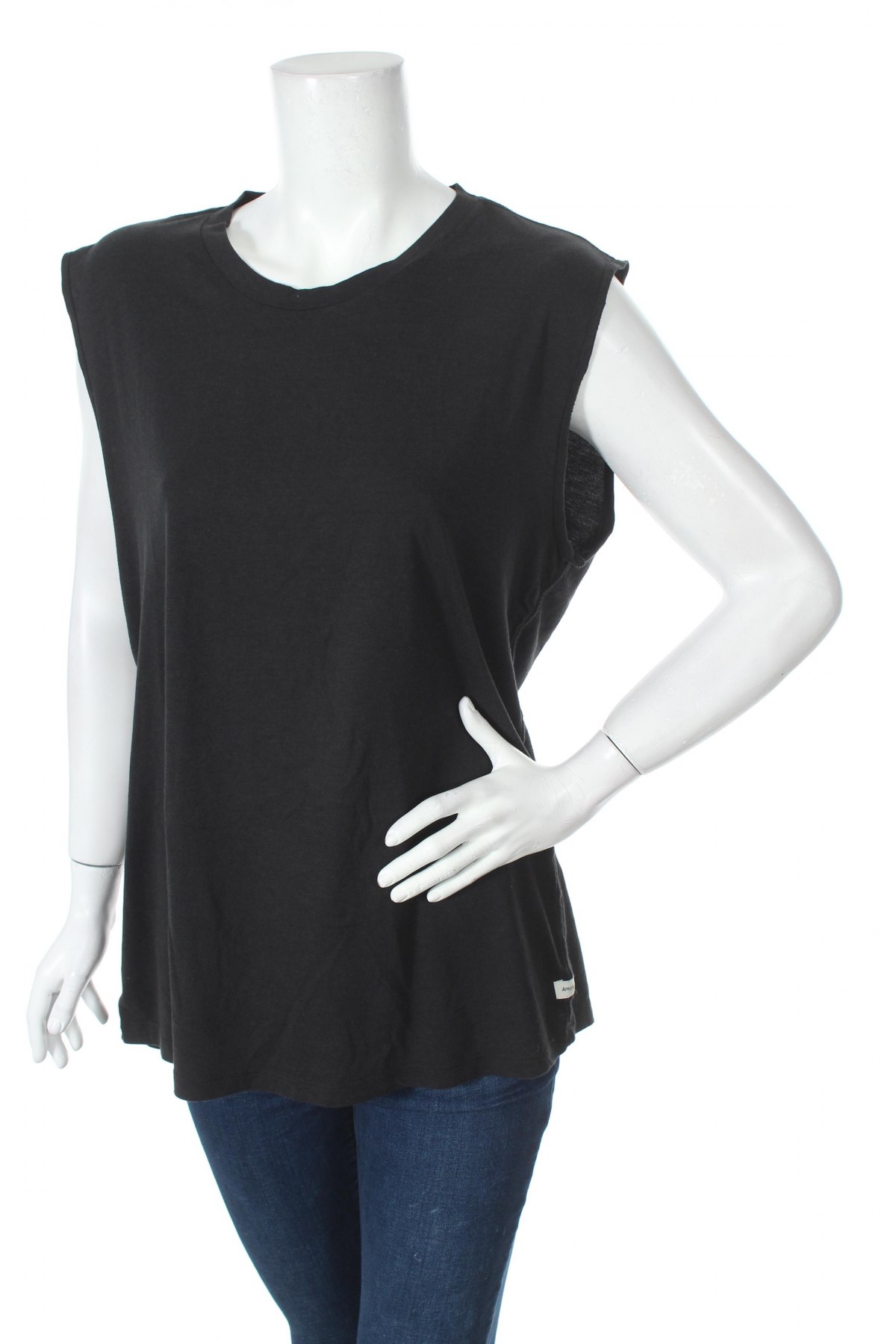 Γυναικείο αμάνικο μπλουζάκι America Today, Μέγεθος L, Χρώμα Μαύρο, Τιμή 10,82 €