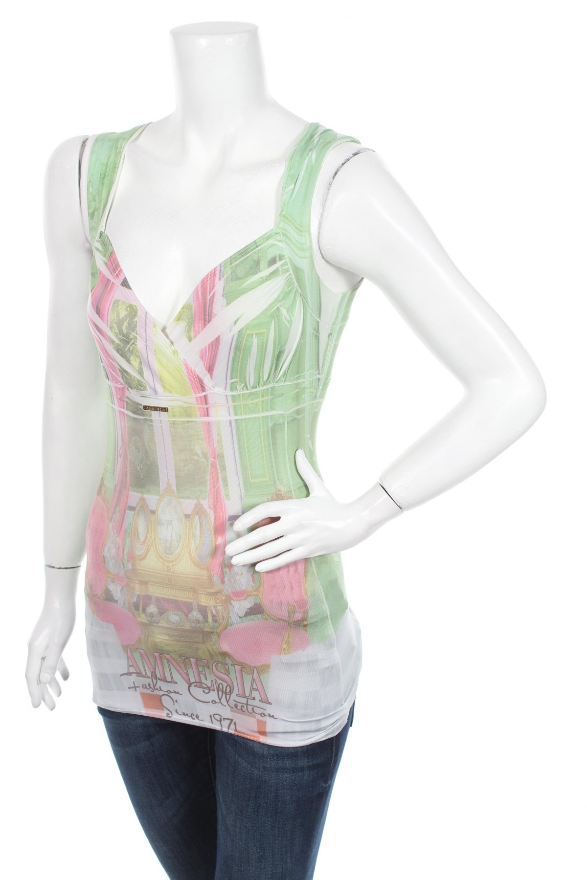 Γυναικείο αμάνικο μπλουζάκι, Μέγεθος S, Χρώμα Πολύχρωμο, Τιμή 14,26 €