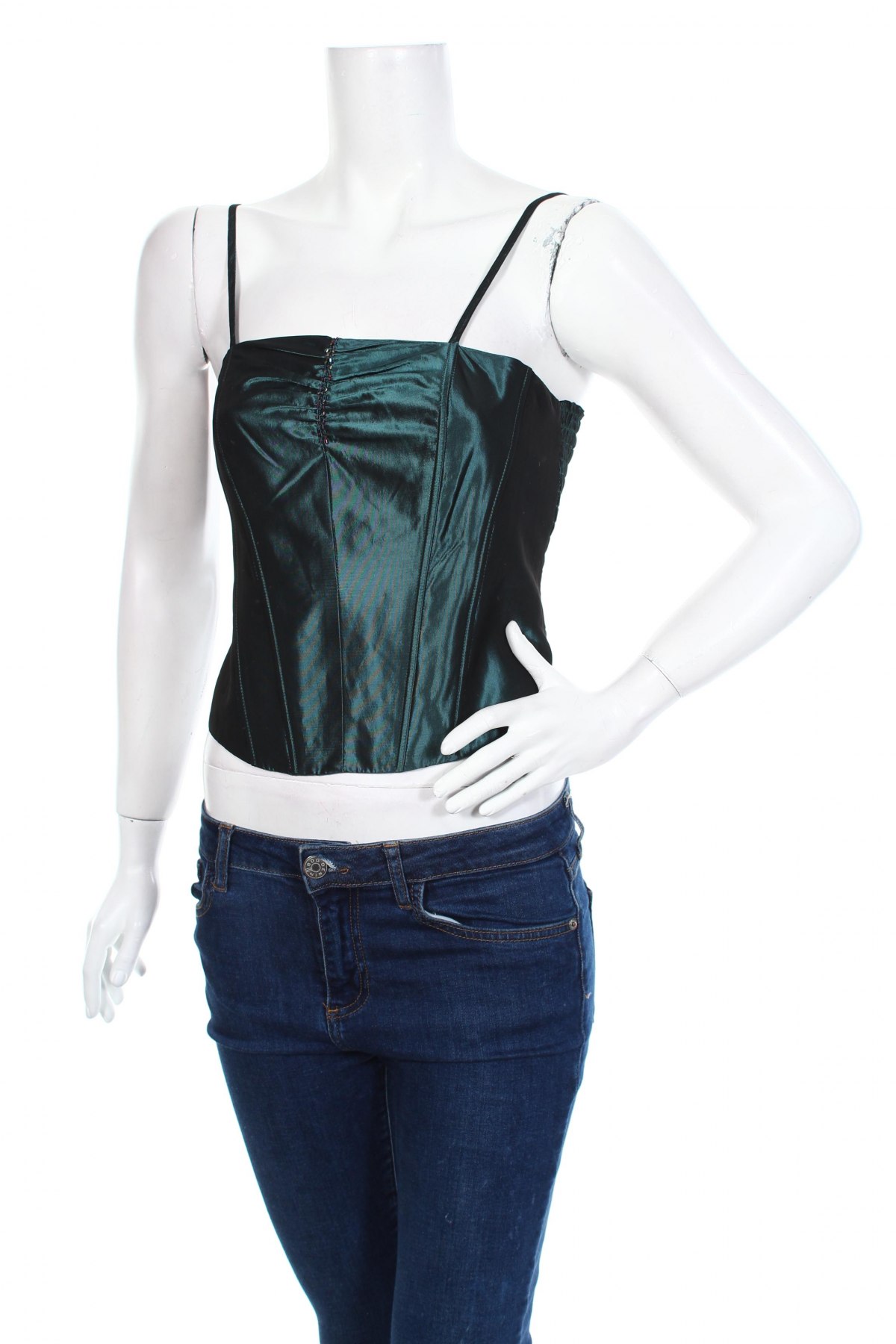 Γυναικείο αμάνικο μπλουζάκι, Μέγεθος S, Χρώμα Πράσινο, Τιμή 14,74 €
