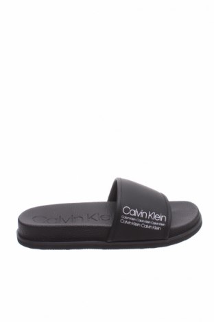 Papuci Calvin Klein, Mărime 46, Culoare Negru, Poliuretan, Preț 219,57 Lei