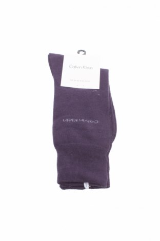 Ponožky  Calvin Klein, Veľkosť M, Farba Fialová, 73% bavlna, 25% polyester, 2% elastan, Cena  4,88 €