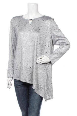 Дамска блуза Liz Jordan, Размер XL, Цвят Сив, 95% полиестер, 5% еластан, Цена 7,64 лв.