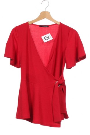Γυναικεία μπλούζα Mohito, Μέγεθος XS, Χρώμα Κόκκινο, 95% πολυεστέρας, 5% ελαστάνη, Τιμή 7,24 €