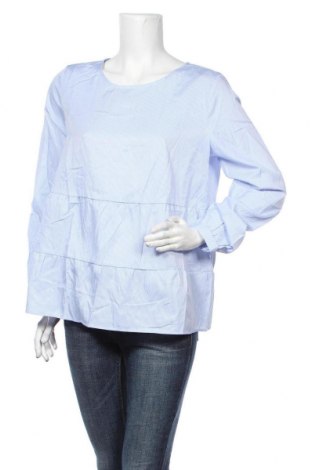 Дамска блуза Street One, Размер L, Цвят Син, 55% полиестер, 45% памук, Цена 59,25 лв.