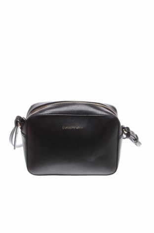 Дамска чанта Emporio Armani, Цвят Черен, Еко кожа, Цена 188,30 лв.
