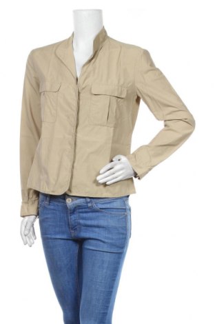 Γυναικείο πουκάμισο Armani Jeans, Μέγεθος M, Χρώμα  Μπέζ, 52% βαμβάκι, 48% πολυαμίδη, Τιμή 75,46 €