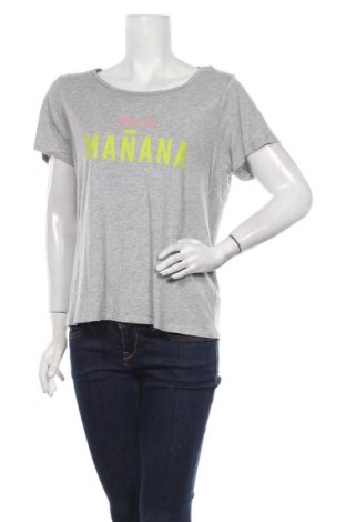 Damski T-shirt H&M, Rozmiar L, Kolor Szary, 50% bawełna, 50% modal, Cena 35,18 zł