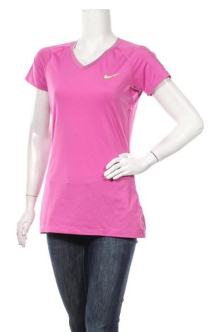 Női póló Nike, Méret L, Szín Rózsaszín, 84% poliészter, 16% elasztán, Ár 3 410 Ft
