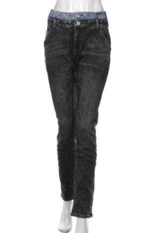 Damen Jeans Desigual, Größe L, Farbe Grau, 68% Baumwolle, 21% Polyester, 10% Viskose, 1% Elastan, Preis 34,56 €