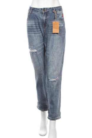 Damen Jeans Desigual, Größe L, Farbe Blau, Baumwolle, Preis 29,23 €