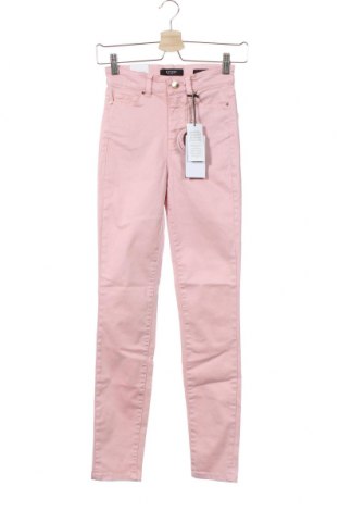 Damskie jeansy Guess, Rozmiar XXS, Kolor Różowy, 61% tencel, 30% bawełna, 9% elastyna, Cena 210,22 zł