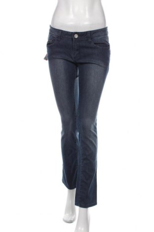 Damskie jeansy Signature, Rozmiar M, Kolor Niebieski, 77% bawełna, 22% poliester, 1% elastyna, Cena 132,42 zł