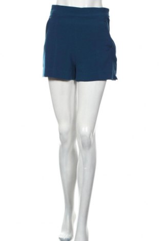 Pantaloni scurți de femei H&M, Mărime S, Culoare Albastru, 93% poliester, 7% elastan, Preț 31,58 Lei