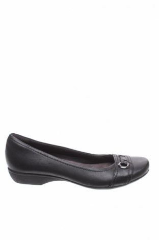 Дамски обувки Clarks, Размер 37, Цвят Черен, Естествена кожа, Цена 60,48 лв.