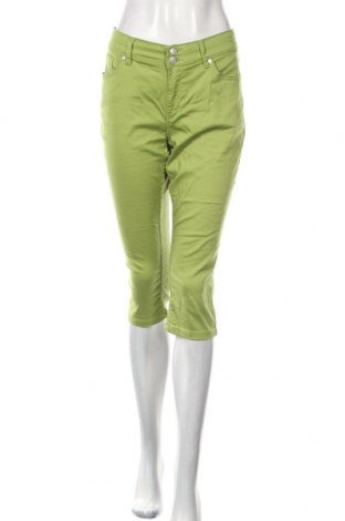 Дамски панталон 17 & Co., Размер L, Цвят Зелен, 97% памук, 3% еластан, Цена 33,08 лв.
