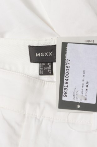 Γυναικείο παντελόνι Mexx, Μέγεθος XS, Χρώμα Λευκό, 81% βαμβάκι, 17% πολυαμίδη, 2% ελαστάνη, Τιμή 28,66 €