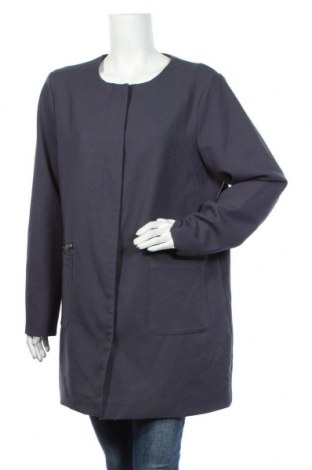 Γυναικείο παλτό Junarose, Μέγεθος XL, Χρώμα Μπλέ, Πολυεστέρας, Τιμή 5,59 €