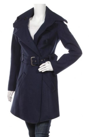 Дамско палто Patrizia Pepe, Размер L, Цвят Син, 80% вълна, 20% полиамид, Цена 138,70 лв.
