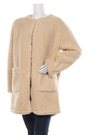 Дамско палто Vero Moda, Размер L, Цвят Бежов, Полиестер, Цена 28,00 лв.